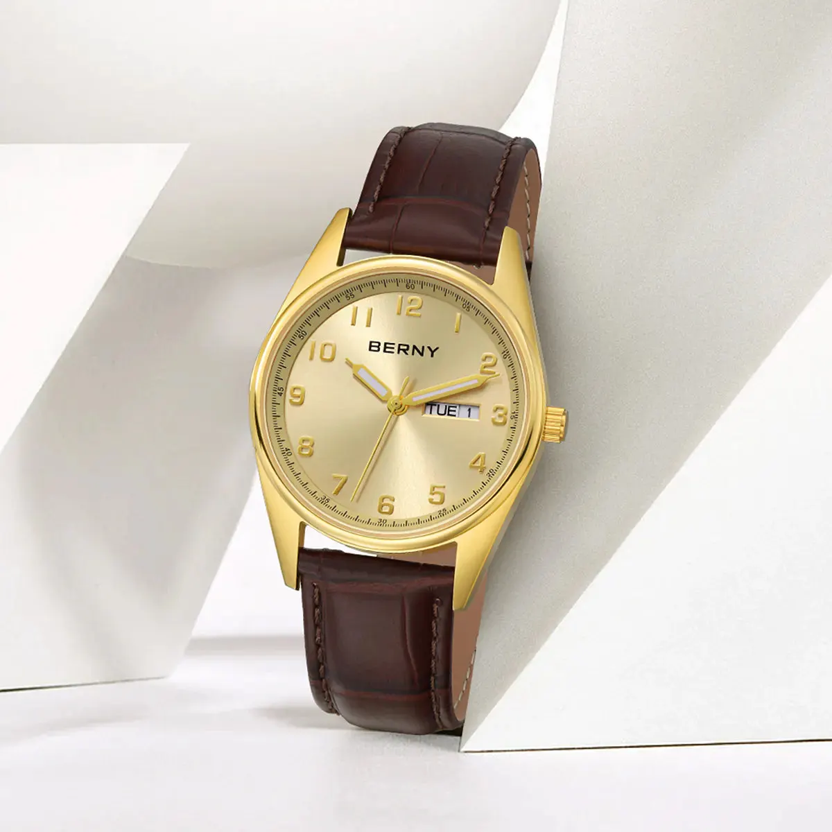 Montre Berny Quartz – Or / Or