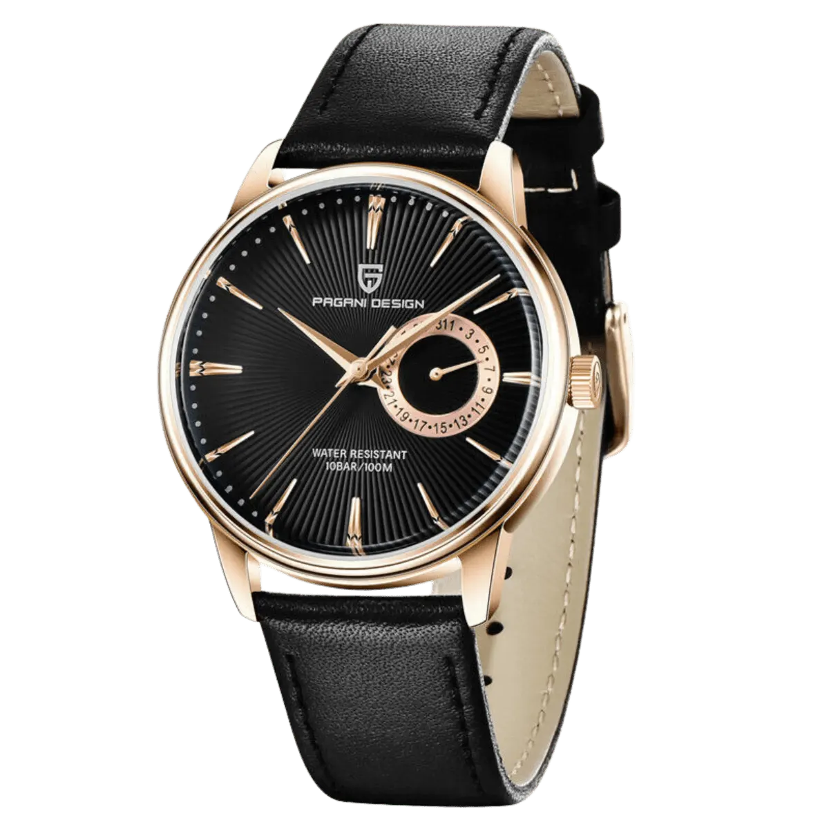 Montre Pagani Design PD-1654 Quartz 40 mm – Or noir