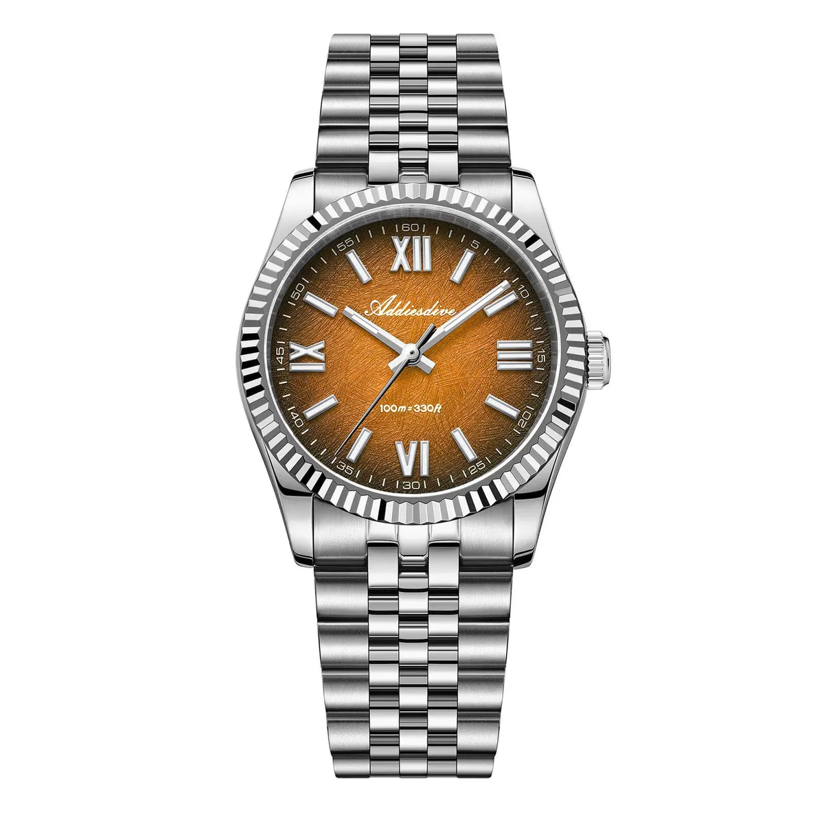 Montre Addiesdive AD2512 Quartz 36 mm – Jaune