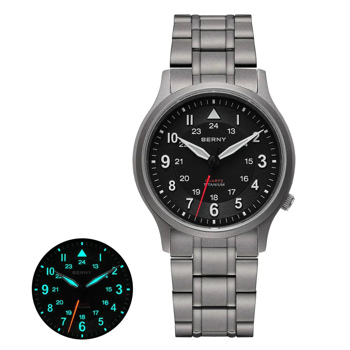 Montre Berny T2596MS Quartz – Noir