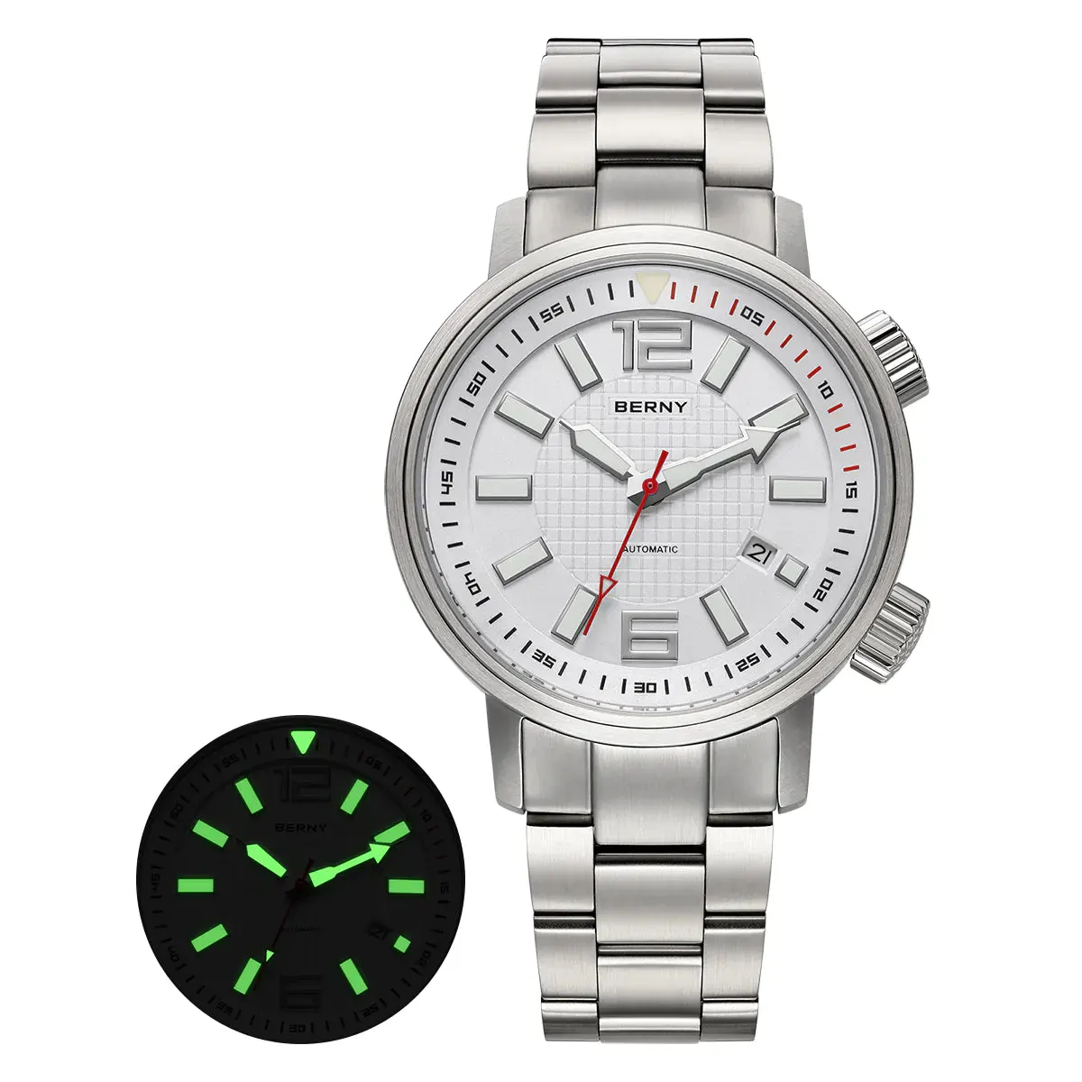 Montre Berny AM181MS Automatique – Blanc