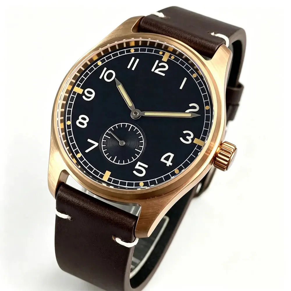 Montre Tandorio TD931B Mécanique manuel 39 mm – Noir · Bronze