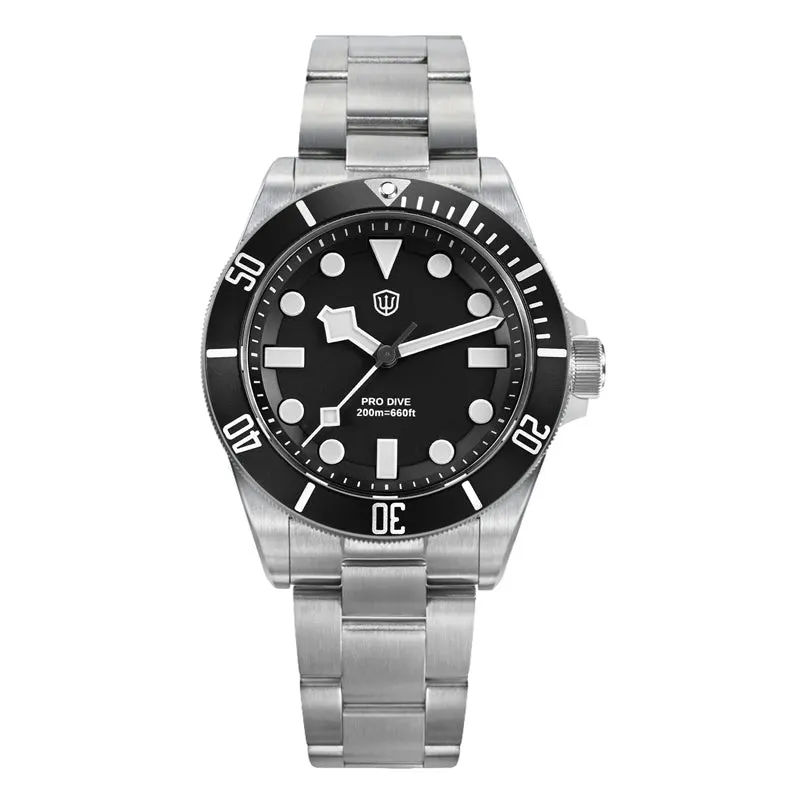 Montre Watchdives WD1969 Quartz 38 mm – Noir