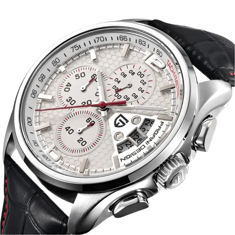 Montre Pagani Design Quartz 44 mm – Blanc