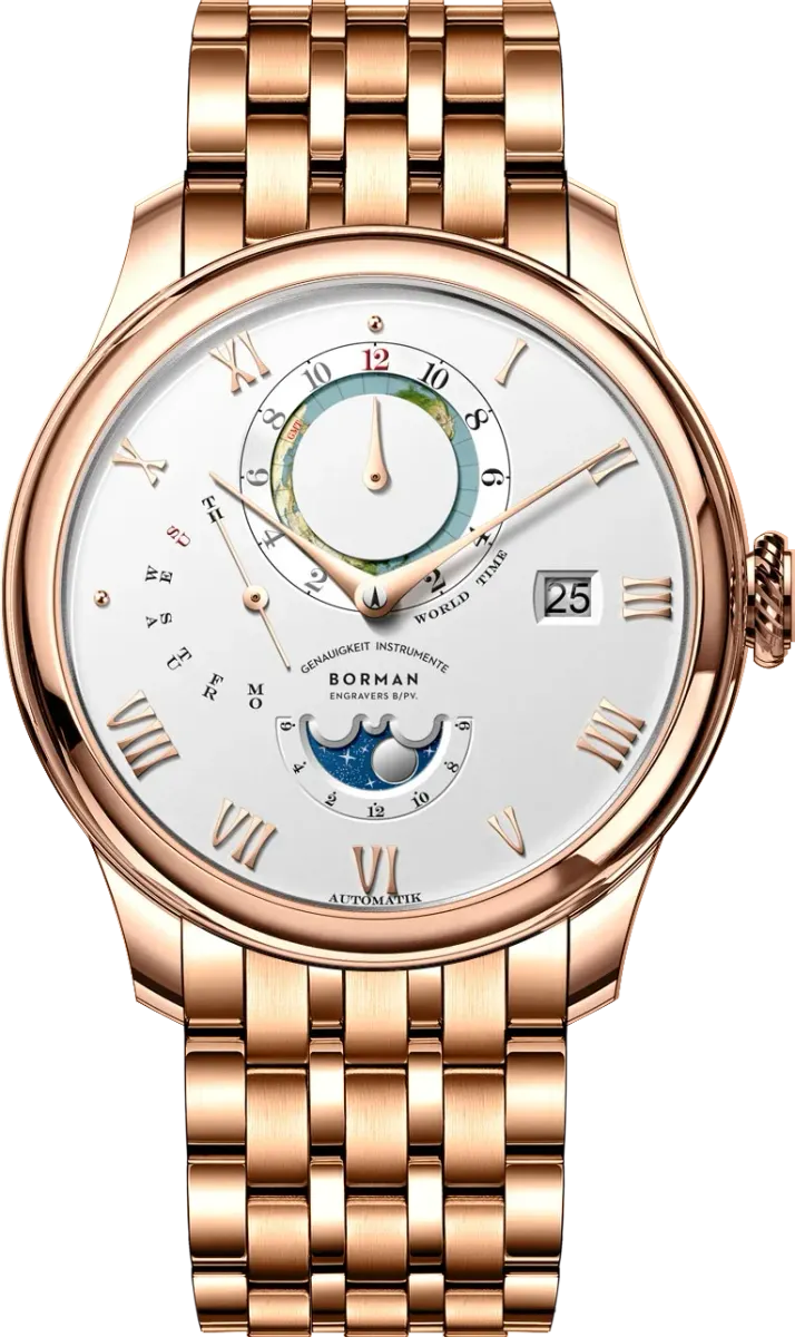 Montre Borman Automatique 40 mm – Or rose