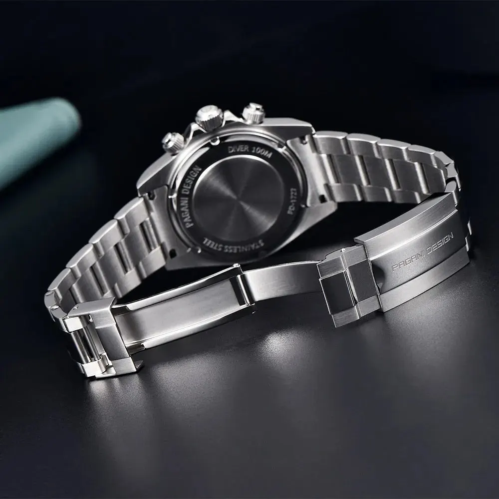 Montre Pagani Design Méca-quartz 40 mm – Bleu ciel