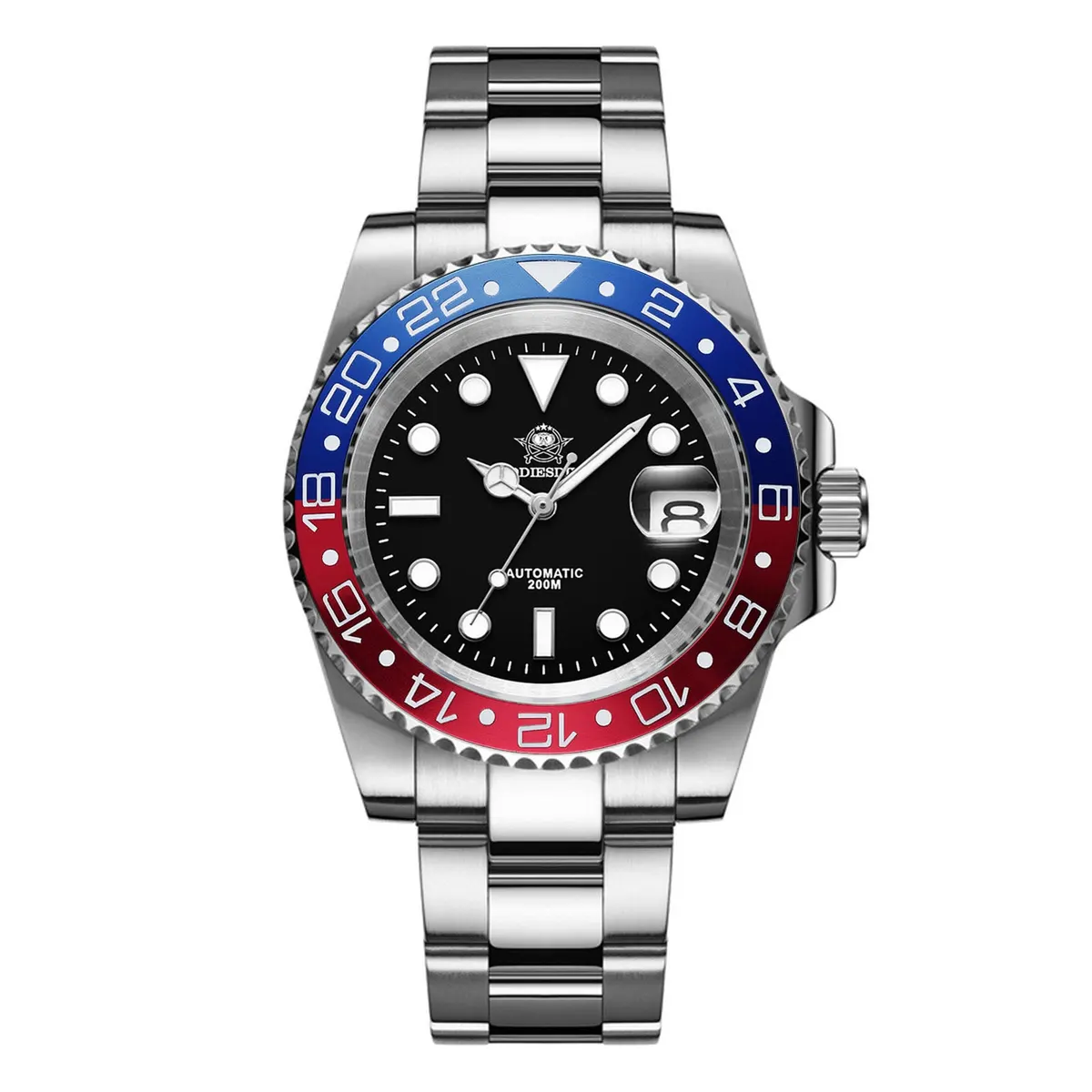 Montre Addiesdive Automatique 41 mm – Bleu · Rouge