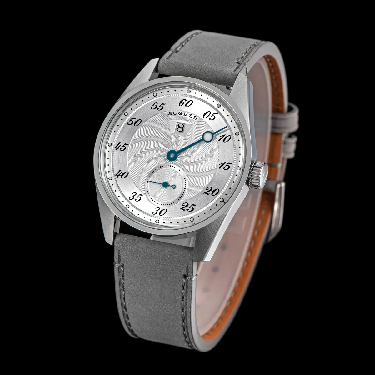 Montre Sugess S451-1 – Bracelet gris cuir