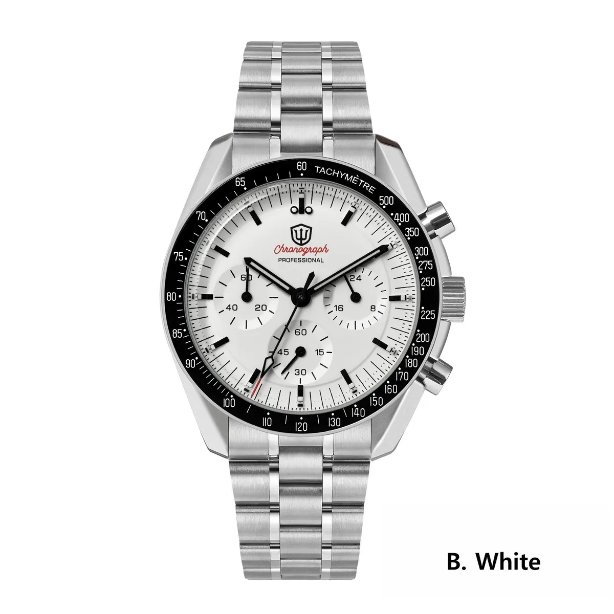Montre Watchdives WD1863 Méca-quartz 39 mm – Blanc