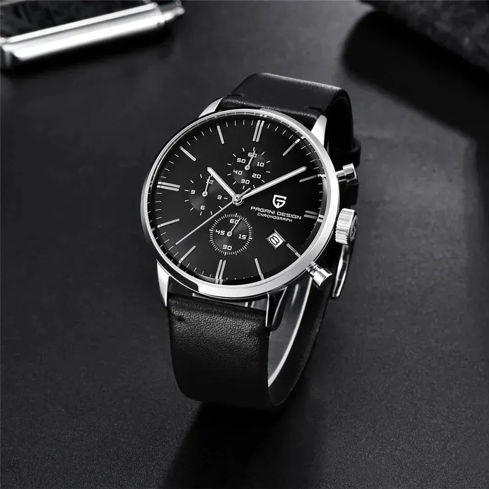 Montre Pagani Design PD-2720K – Or noir / Cuir