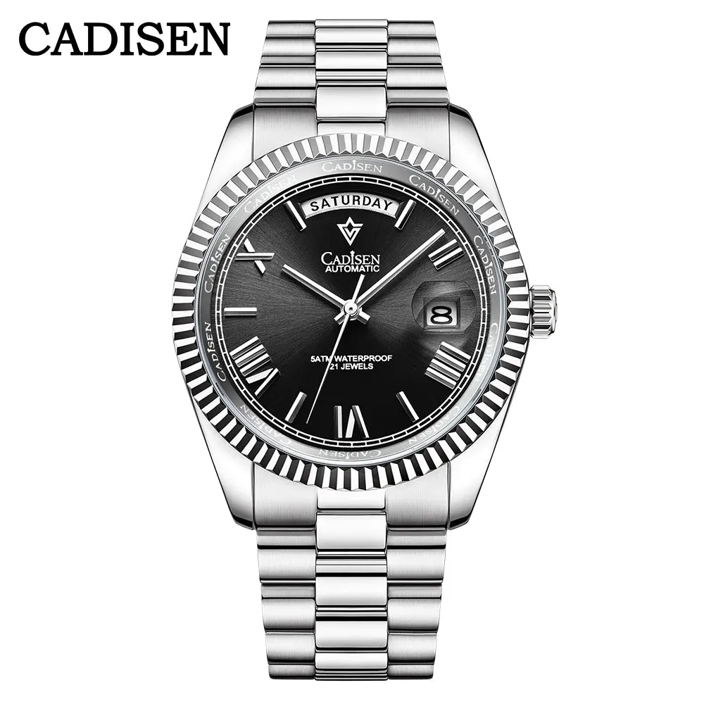 Montre Cadisen C8185 Automatique 40 mm – Noir