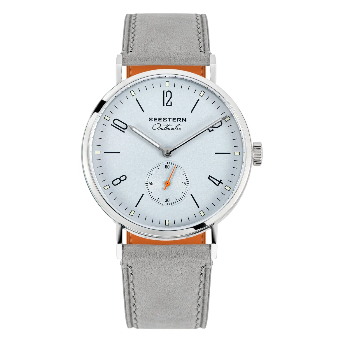 Montre Seestern S382 Automatique 38 mm – Bracelet gris
