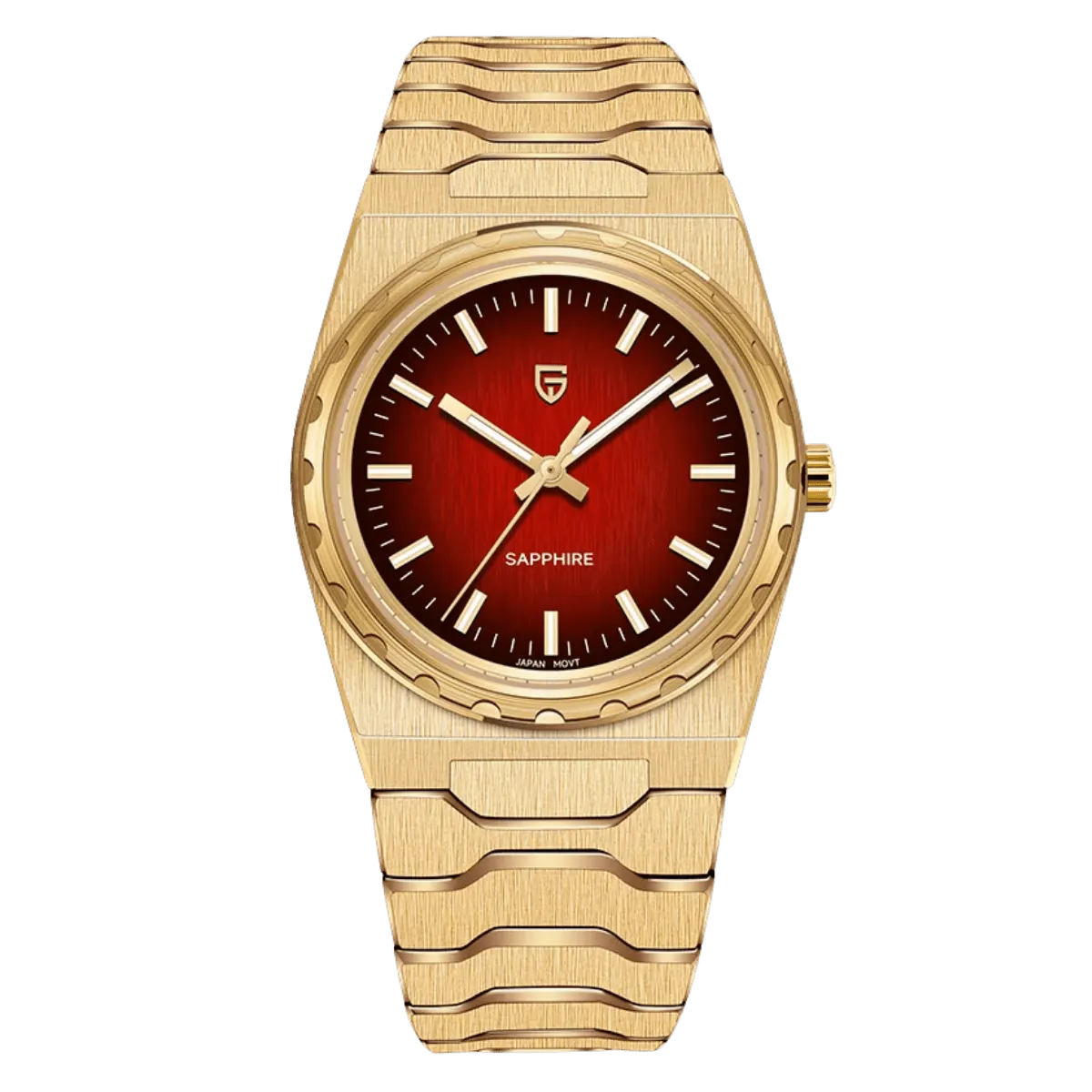 Montre Pagani Design PD-YS020 Quartz 37 mm – Or rouge / Acier