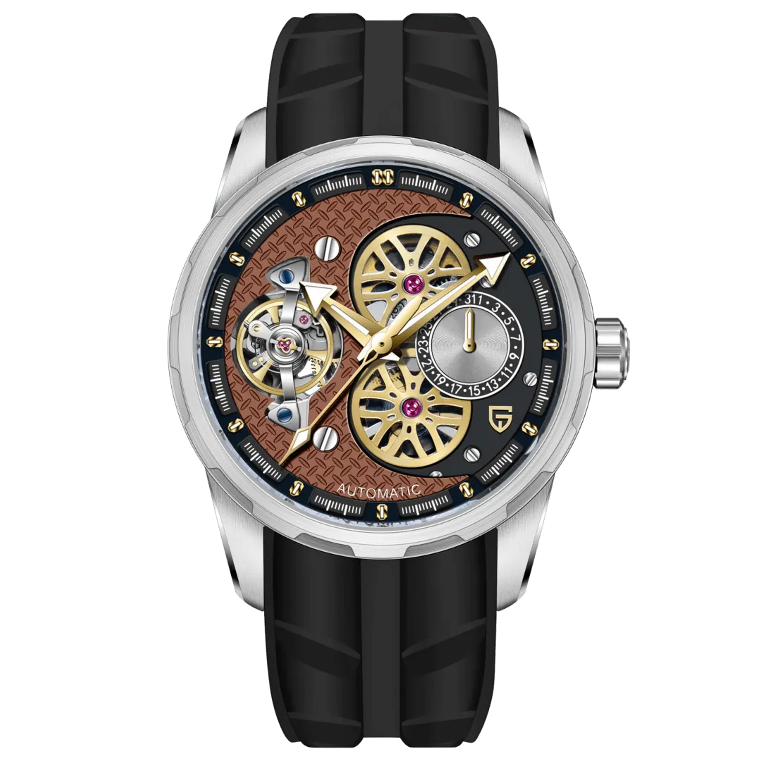 Montre Pagani Design PD-YS022 Mécanique manuel 44 mm – Marron