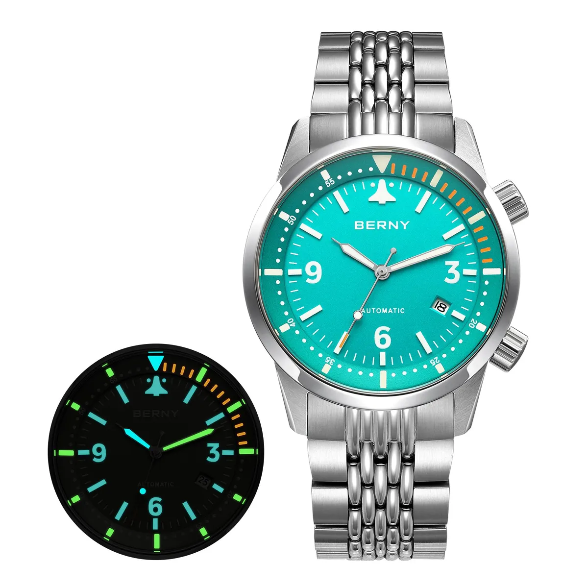 Montre Berny AM169MS Automatique – Argent