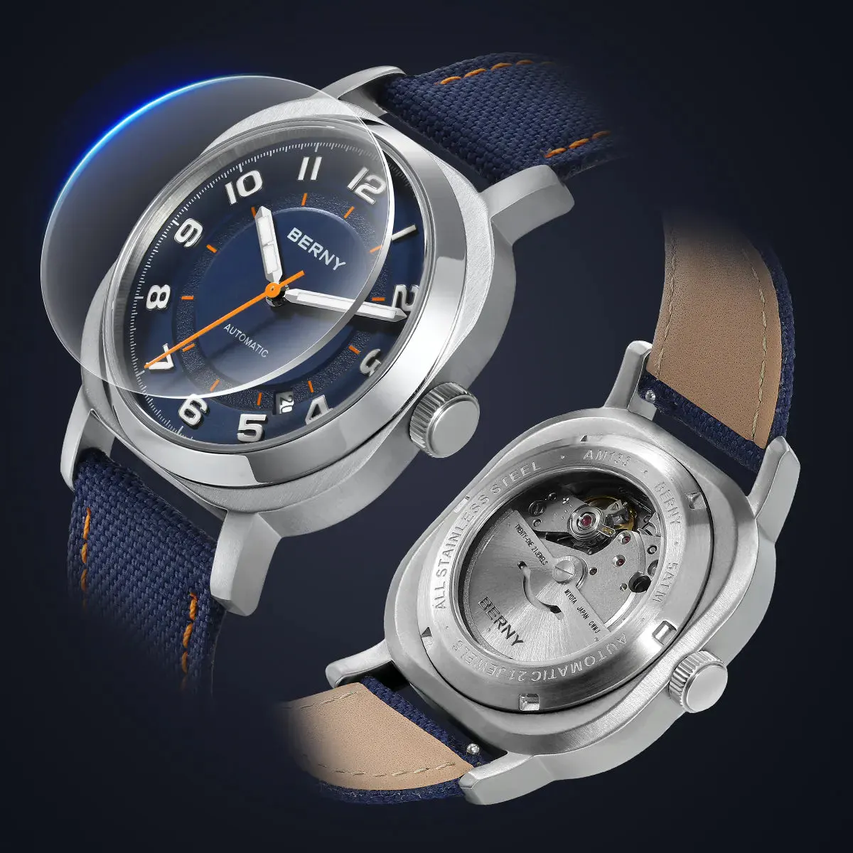 Montre Berny AM133V – Bleu