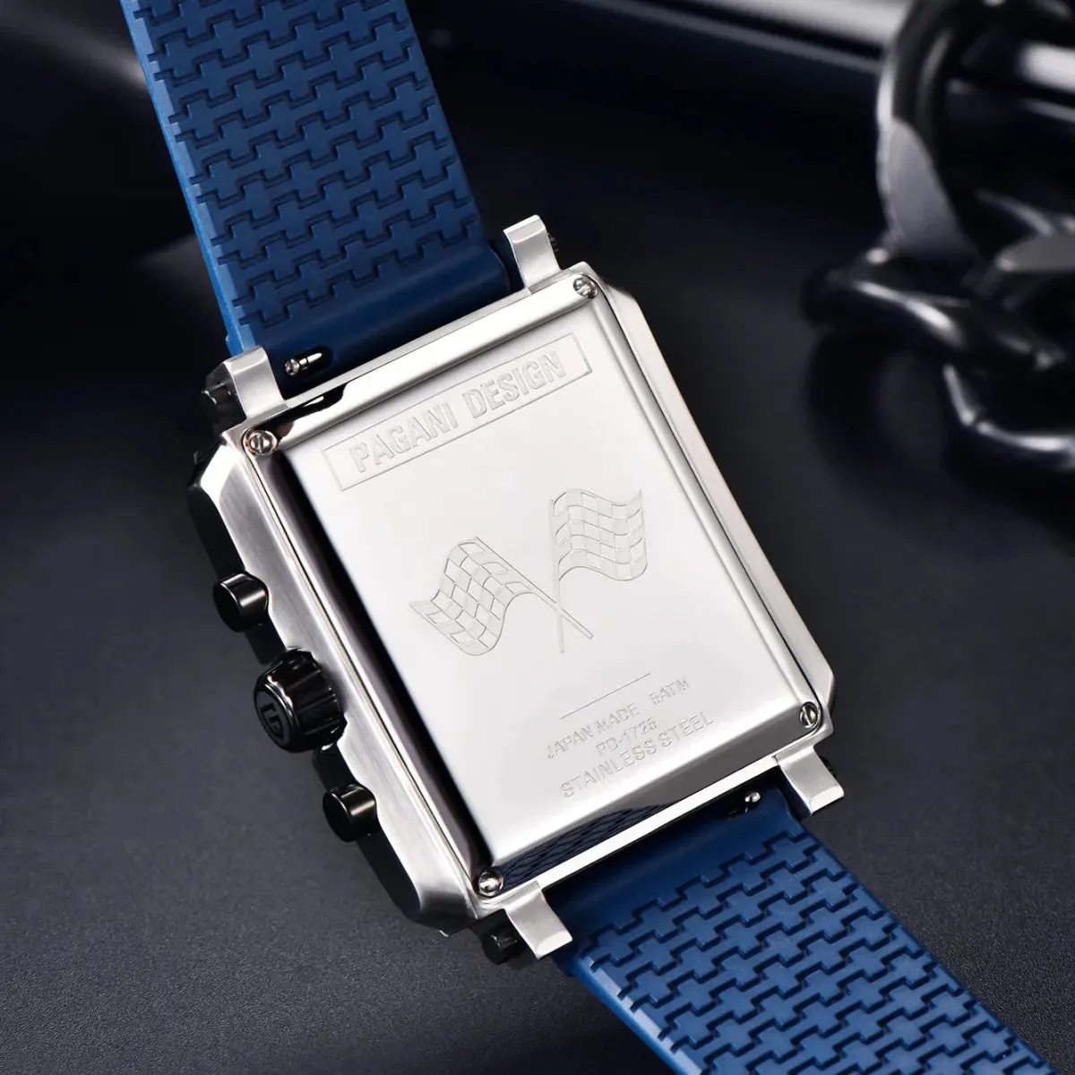 Montre Pagani Design Méca-quartz 42 mm – Or bleu