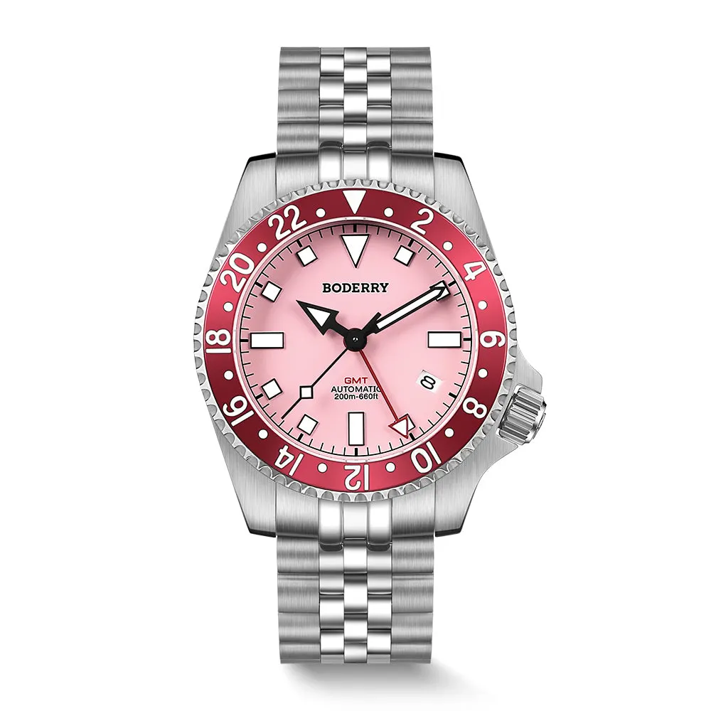 Montre Boderry Automatique 40 mm – Rose