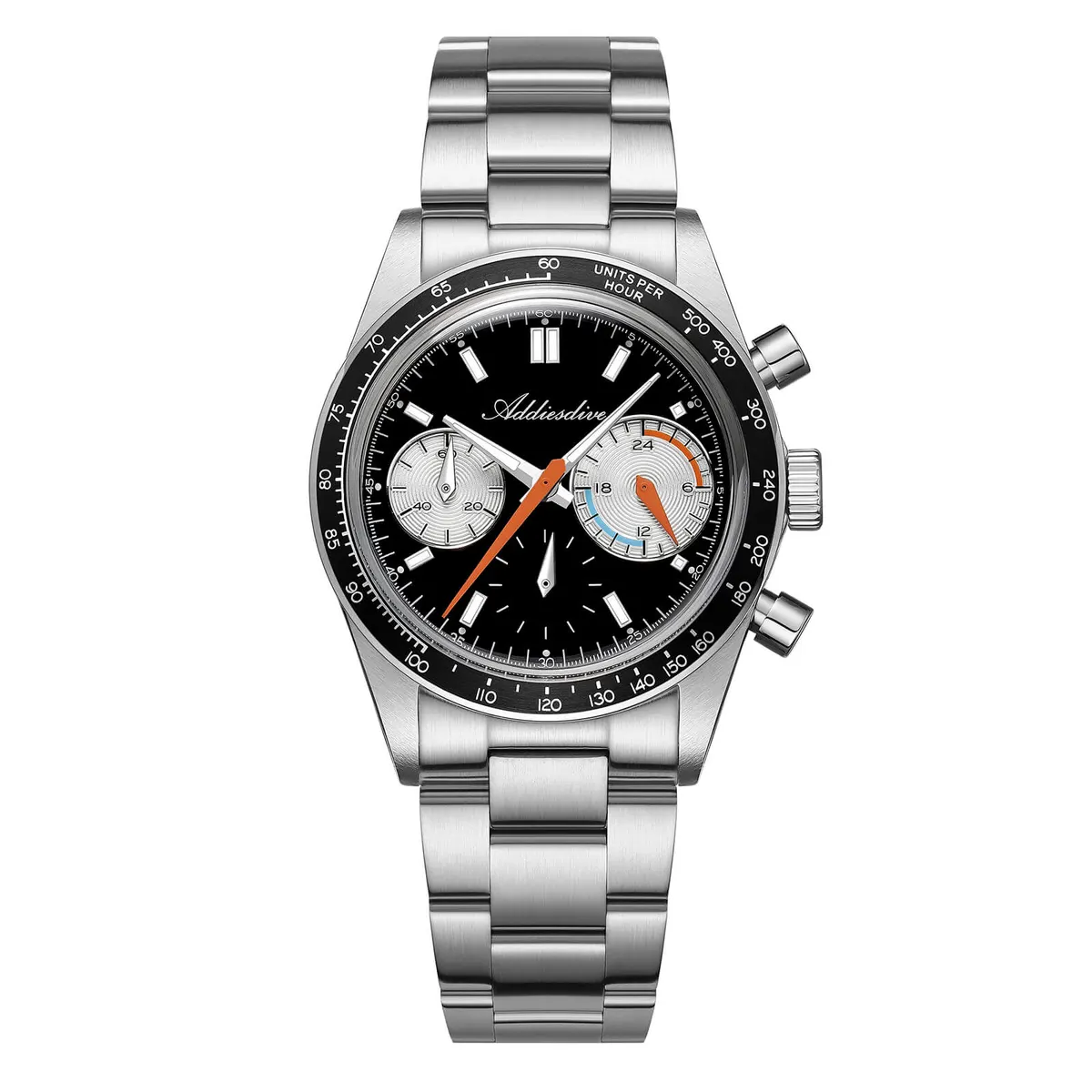 Montre Addiesdive AD2539 Méca-quartz 37 mm – Noir