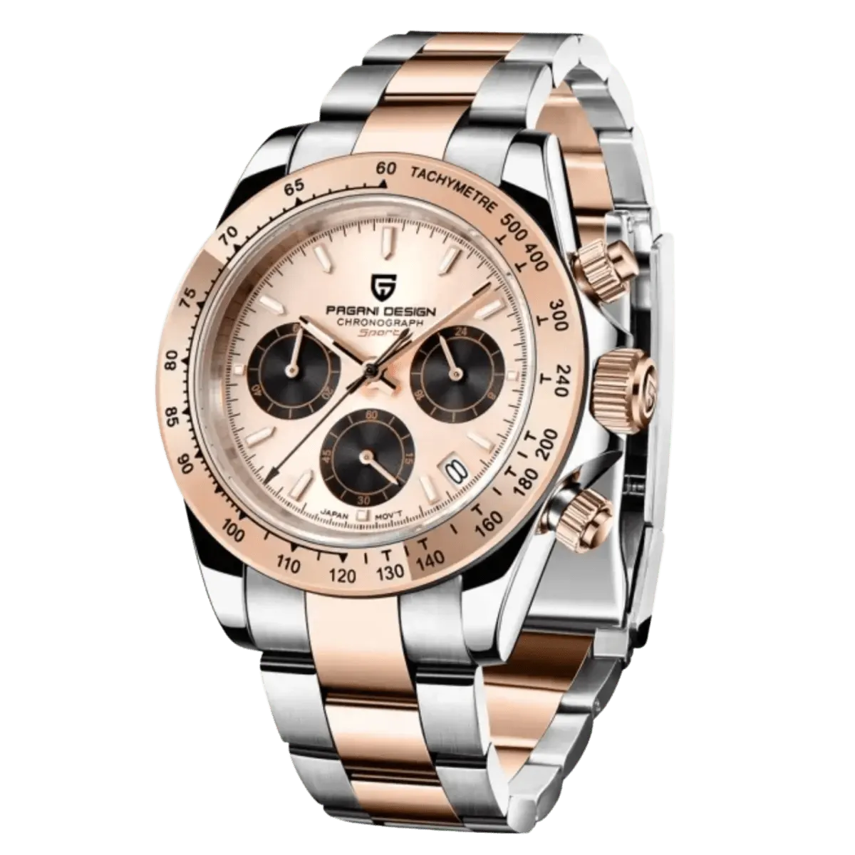 Montre Pagani Design PD-1644 Méca-quartz 40 mm – Or