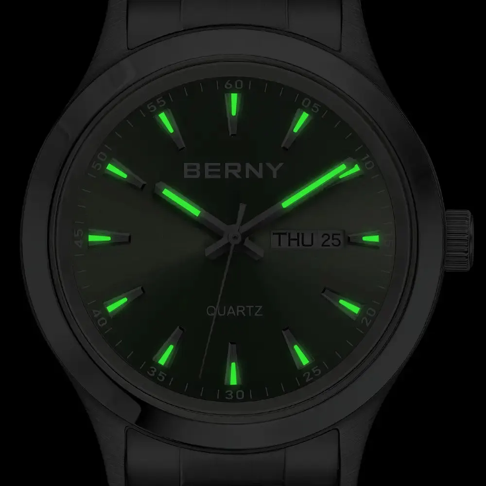 Montre Berny Quartz – Vert