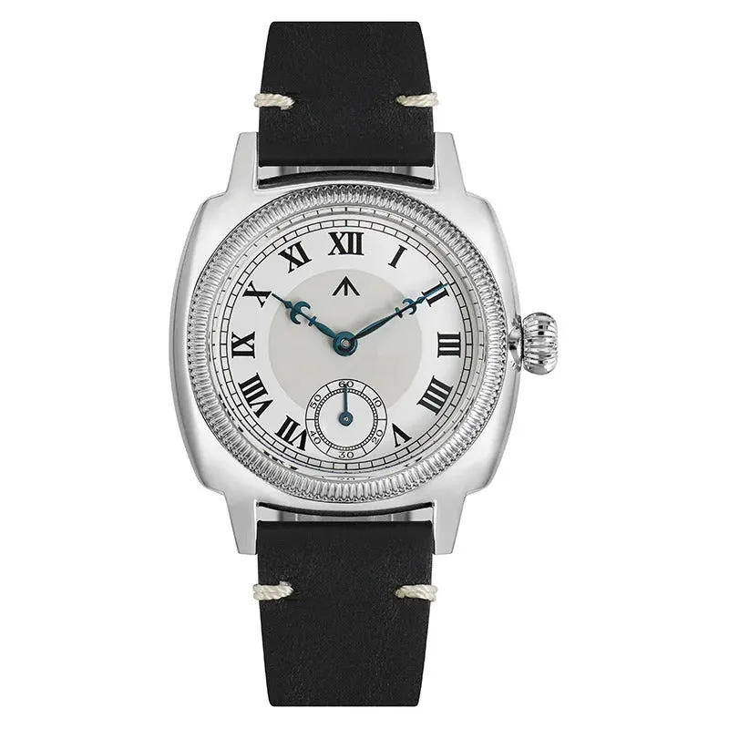 Montre Militado ML03 Quartz 36 mm – Noir cuir