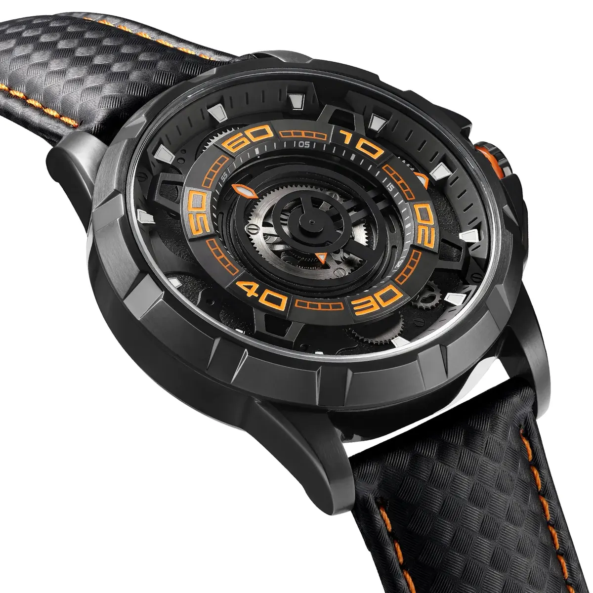 Montre Berny AM198M-BLK – Orange