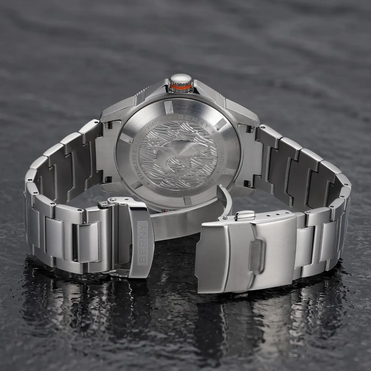 Montre Berny AM162MS – Argent / Blanc