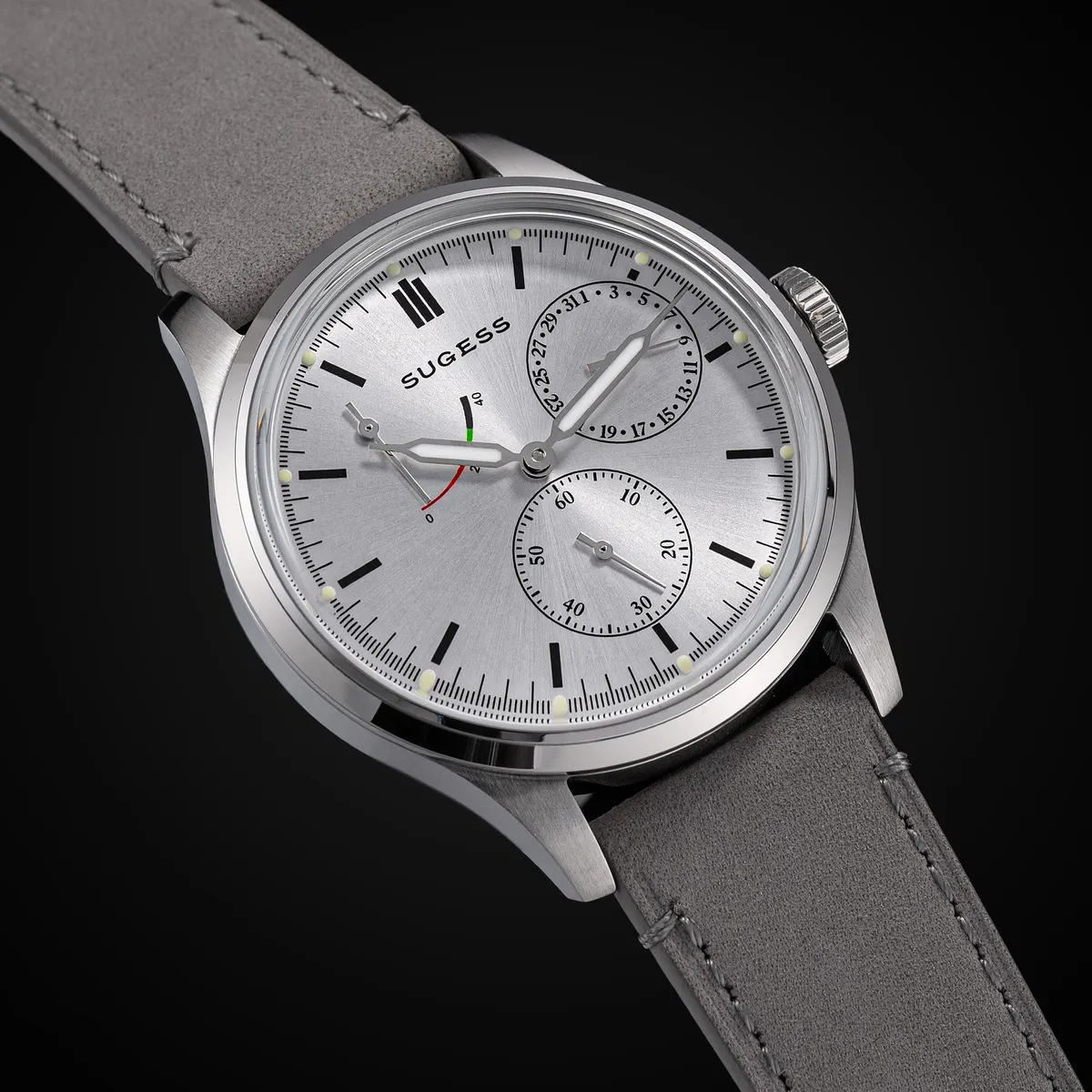 Montre Sugess S458 – Cadran argent