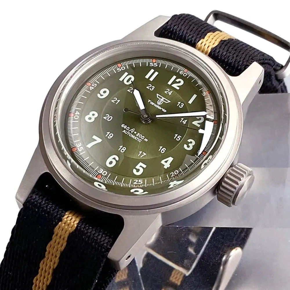 Montre Tandorio TD135M Automatique 36 mm – Cadran vert