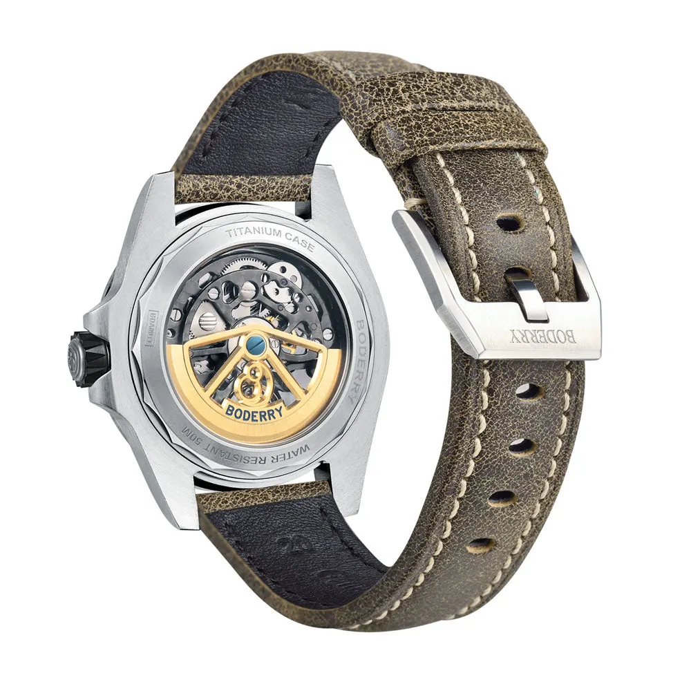 Montre Boderry Automatique 40 mm – Cadran bleu