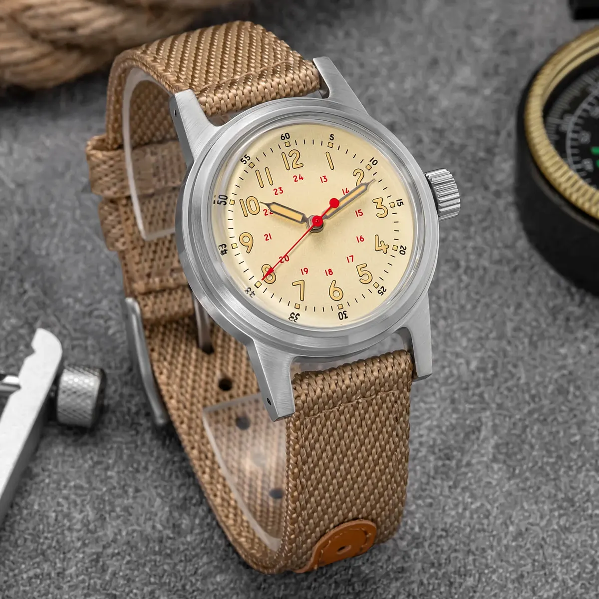 Montre Addiesdive AD2076 – Beige