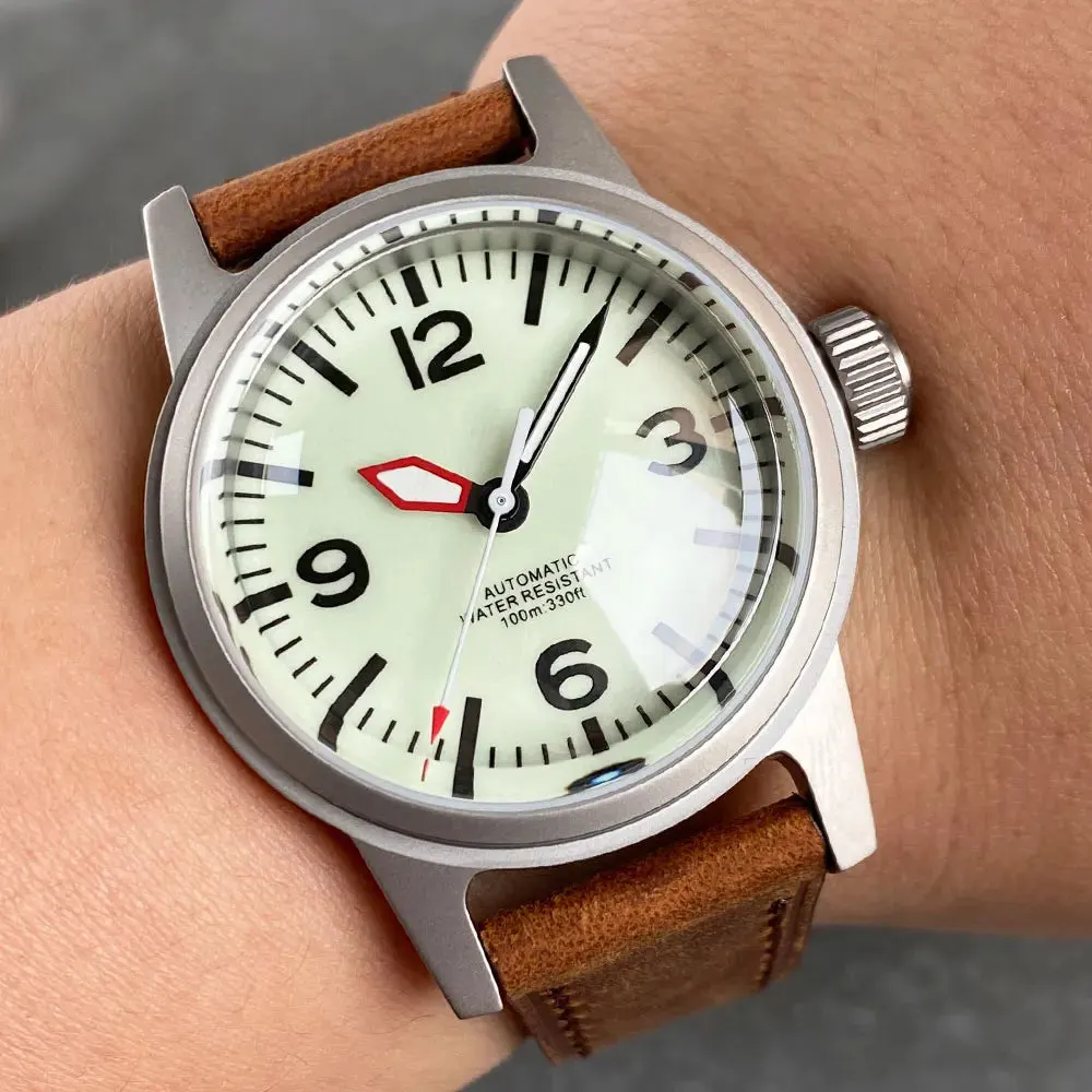 Montre Tandorio TD135F Automatique 36 mm – Crème jaune