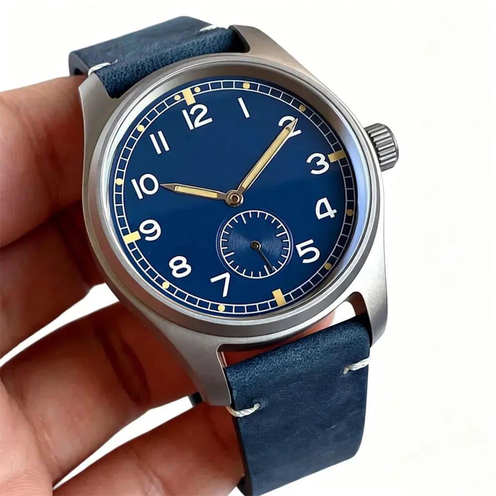 Montre Tandorio TD931B Mécanique manuel 39 mm – Bleu · Titane
