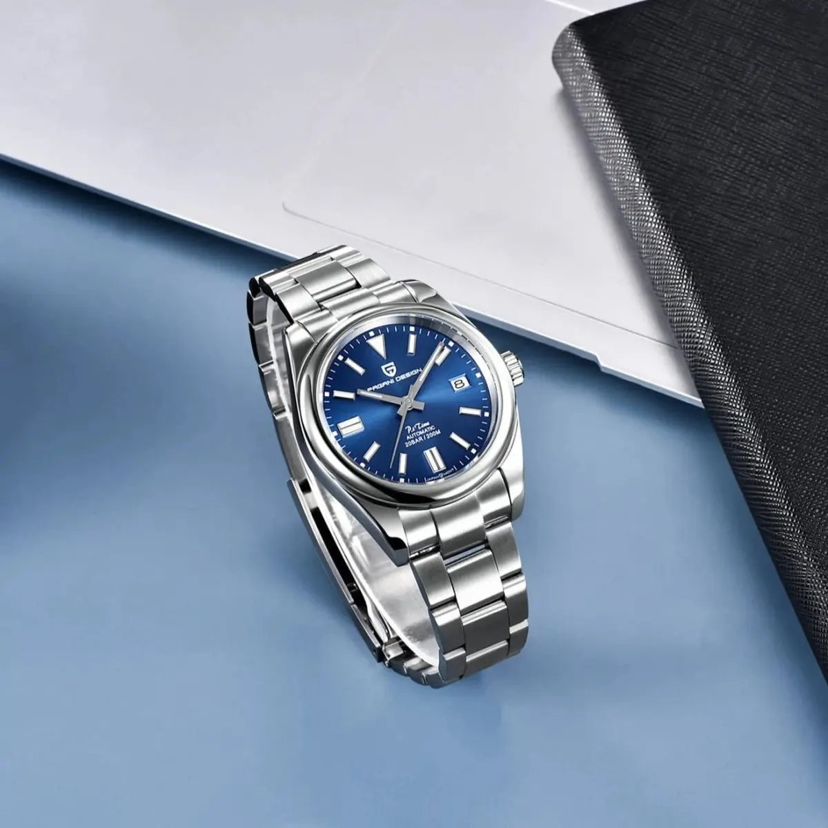 Montre Pagani Design Automatique 40 mm – Bleu ciel