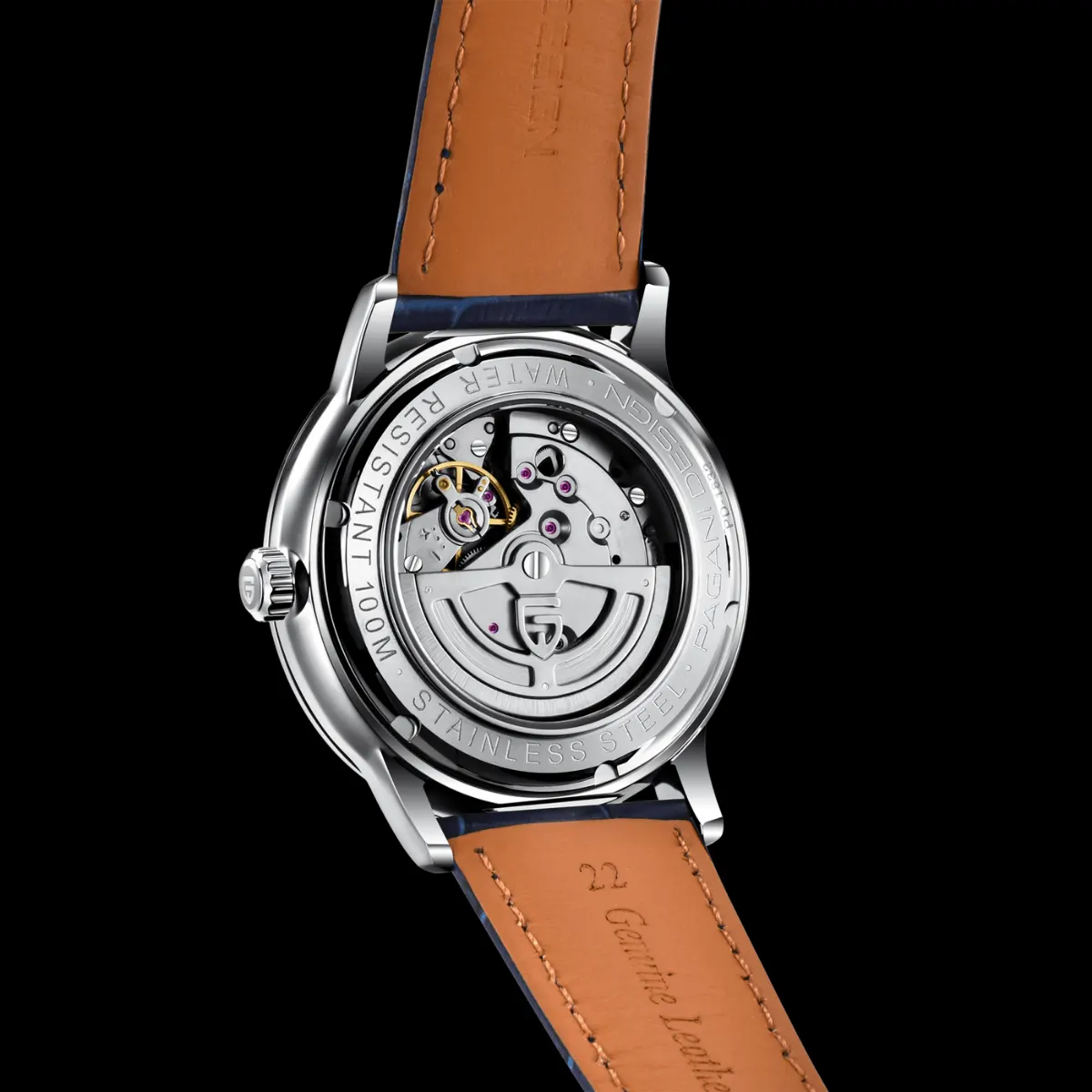 Montre Pagani Design Automatique 42 mm – Vert / Acier