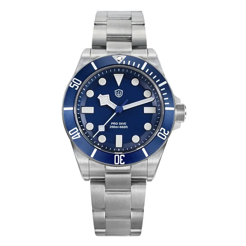Montre Watchdives WD1969 Quartz 38 mm – Bleu