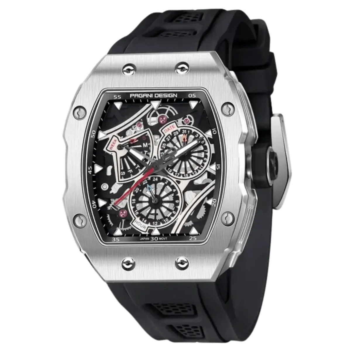 Montre Pagani Design PD-YS012 Quartz 41 mm – Noir