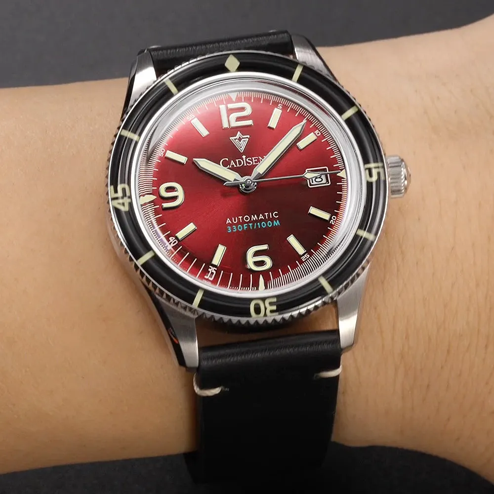 Montre Cadisen C8239 Automatique 40 mm – Noir