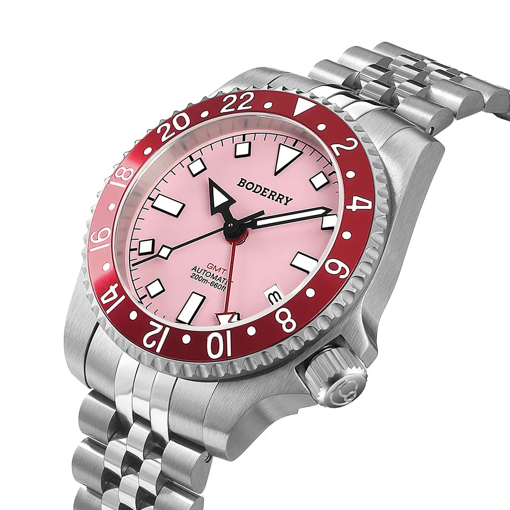 Montre Boderry Automatique 40 mm – Rose
