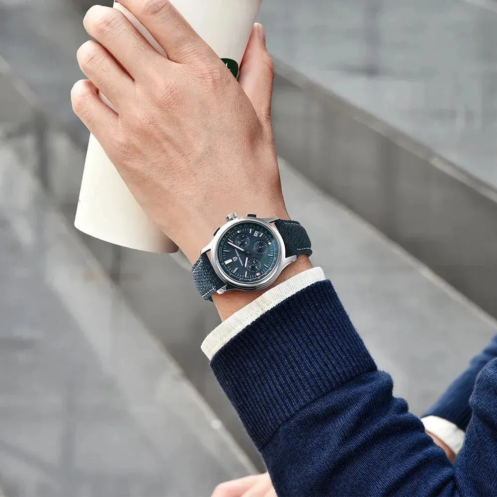 Montre Pagani Design Méca-quartz 40 mm – Bleu