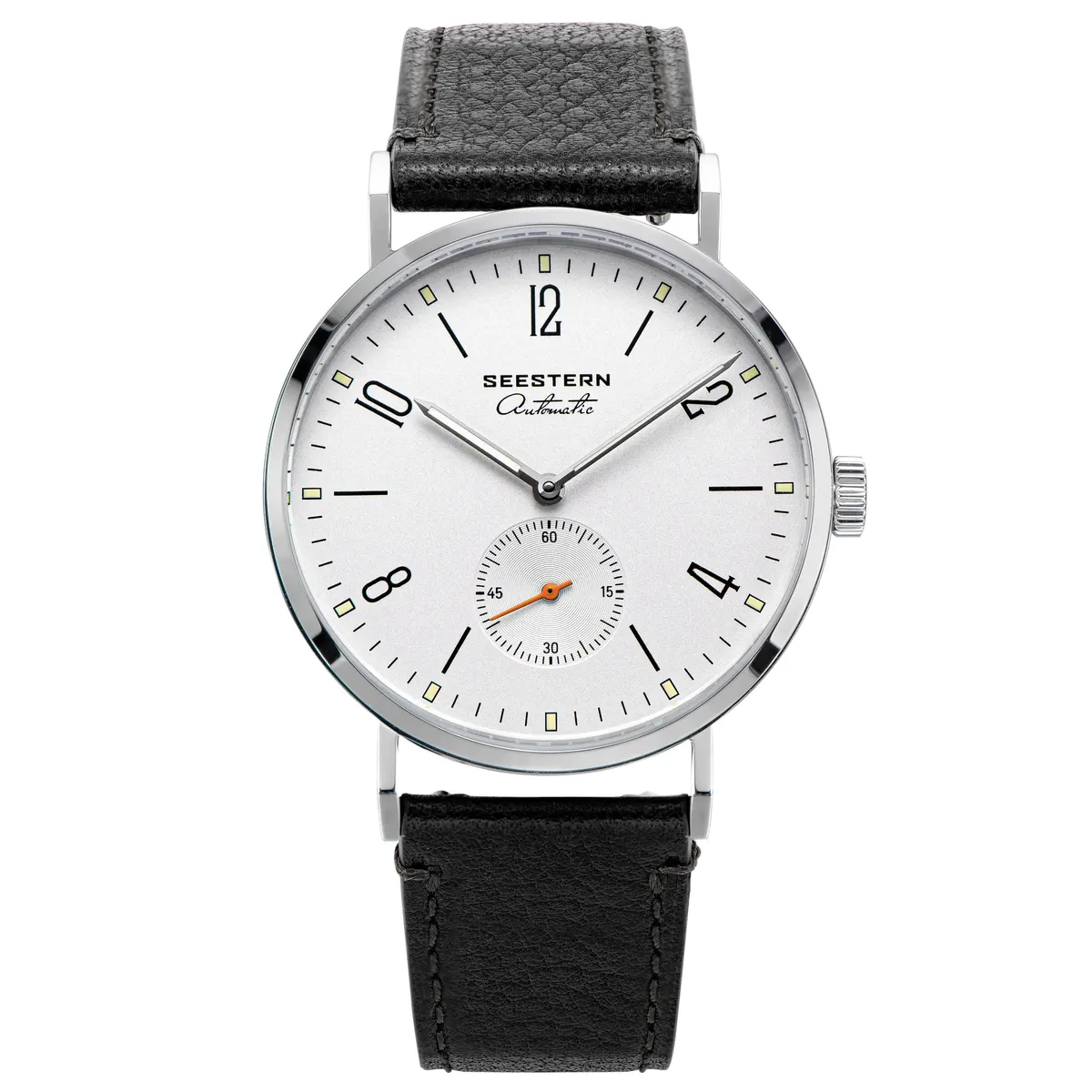 Montre Seestern S382 Automatique 38 mm – Bracelet noir