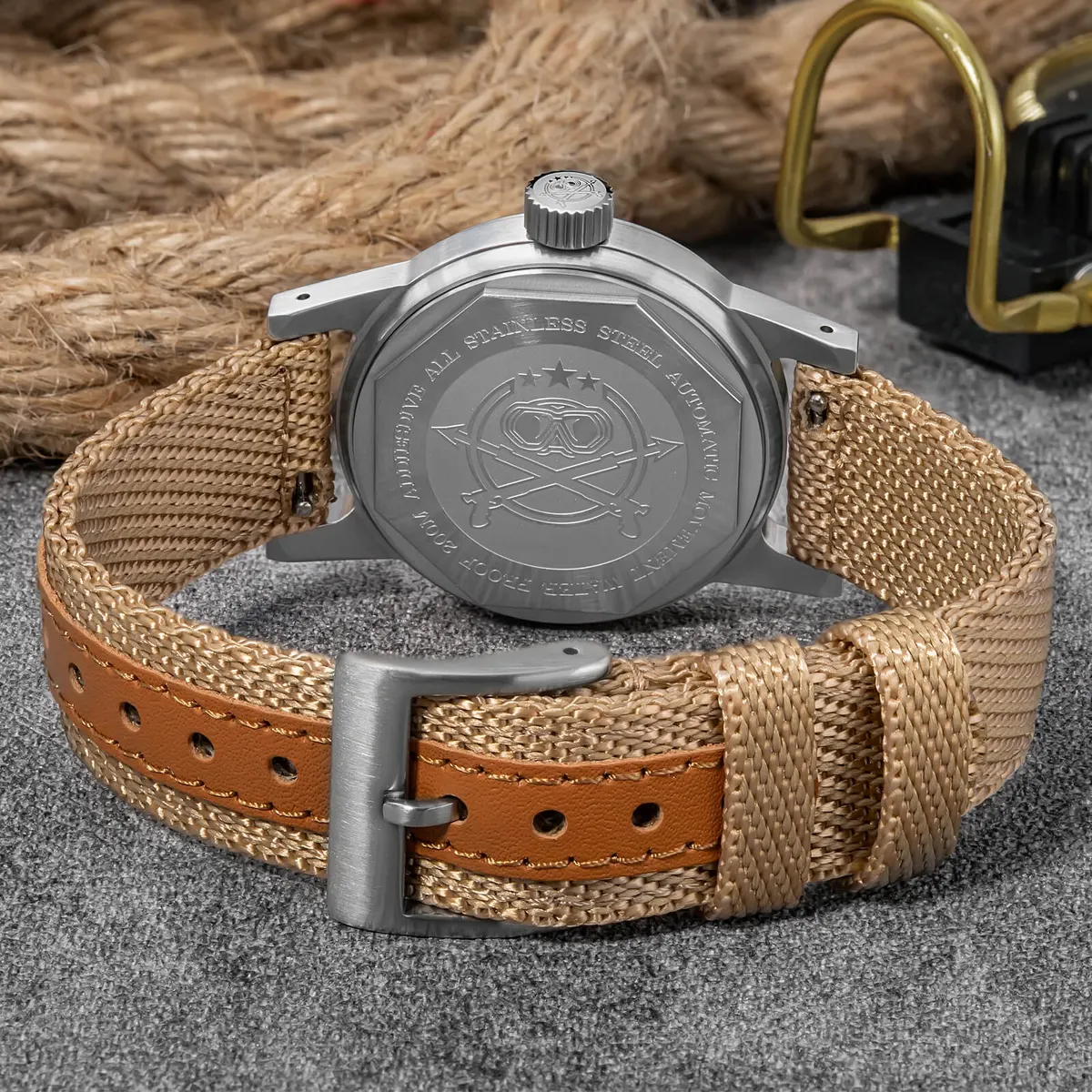Montre Addiesdive AD2076 – Beige