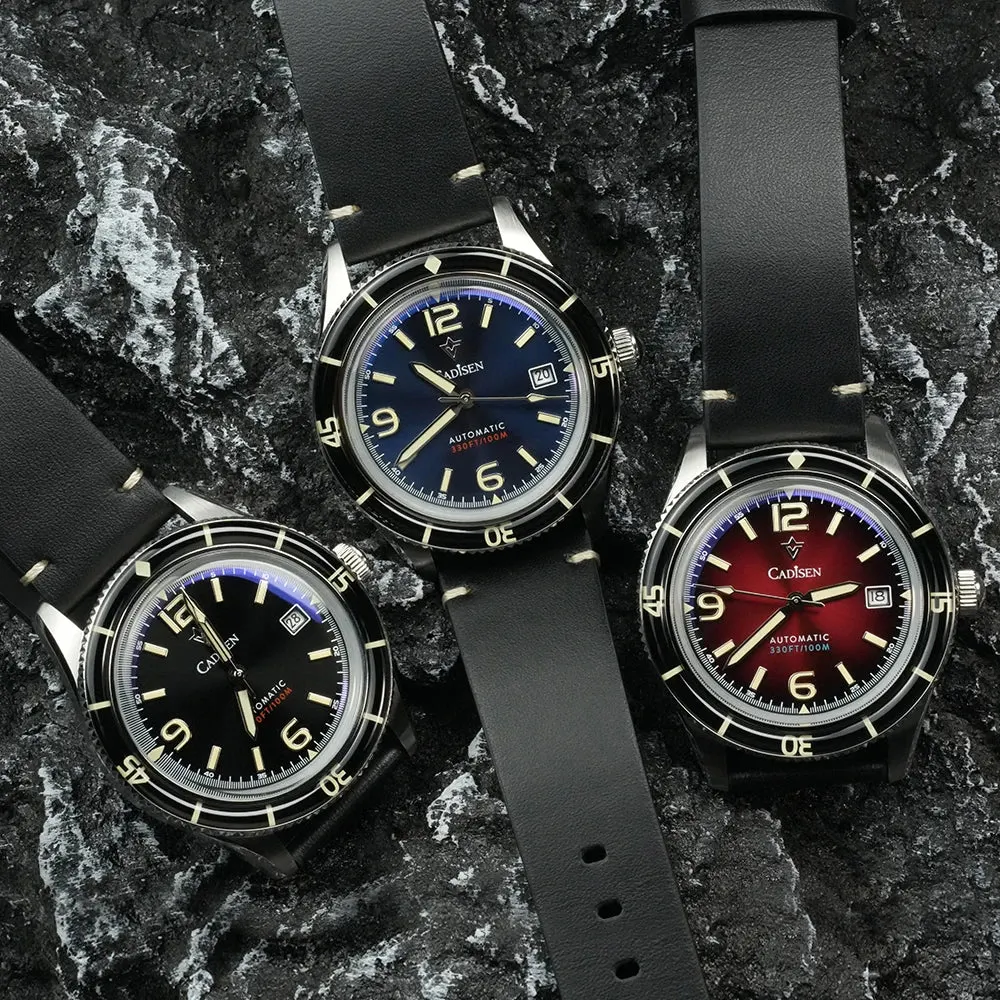 Montre Cadisen C8239 Automatique 40 mm – Noir