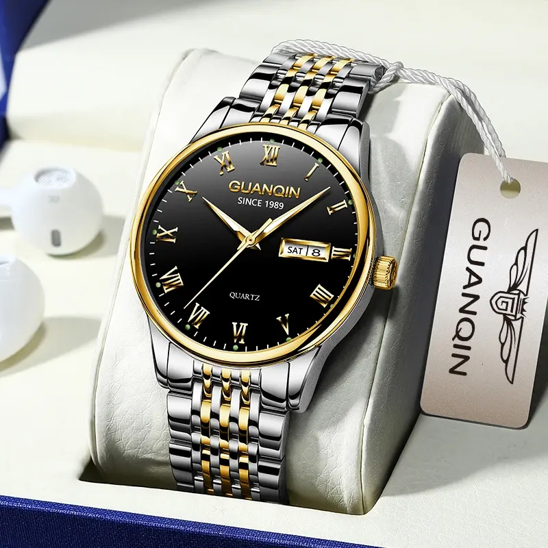 Montre Guanqin Quartz – Blanc