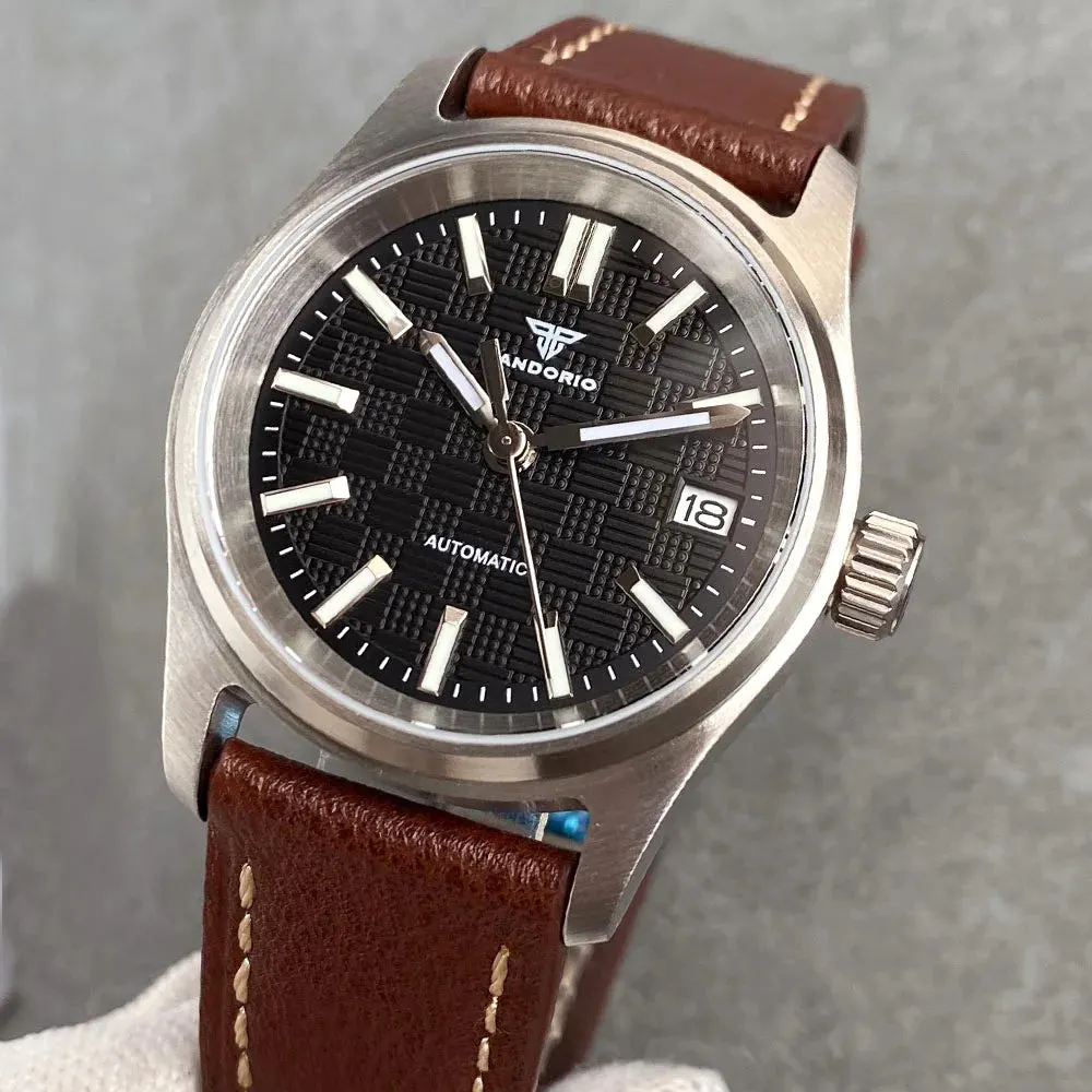 Montre Tandorio TD129 – Noir · Cuir