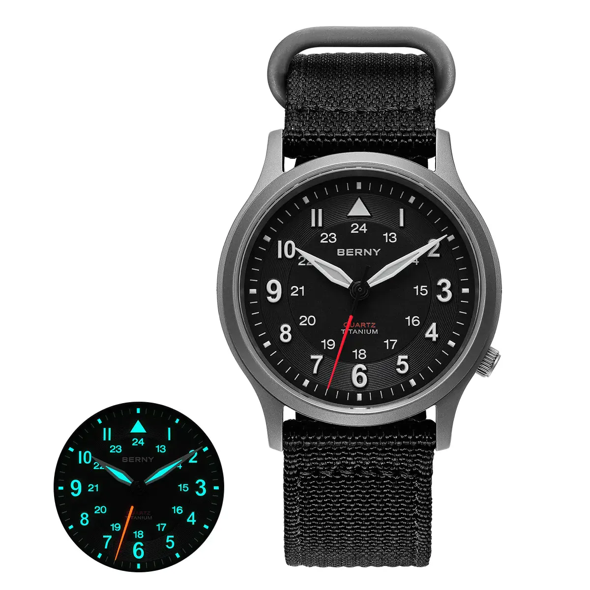 Montre Berny T2596M Quartz – Noir