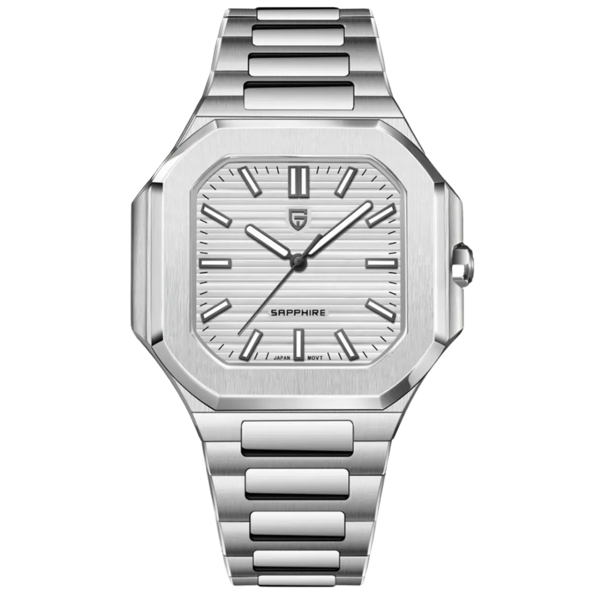 Montre Pagani Design PD-YS019 Quartz 37 mm – Blanc / Acier