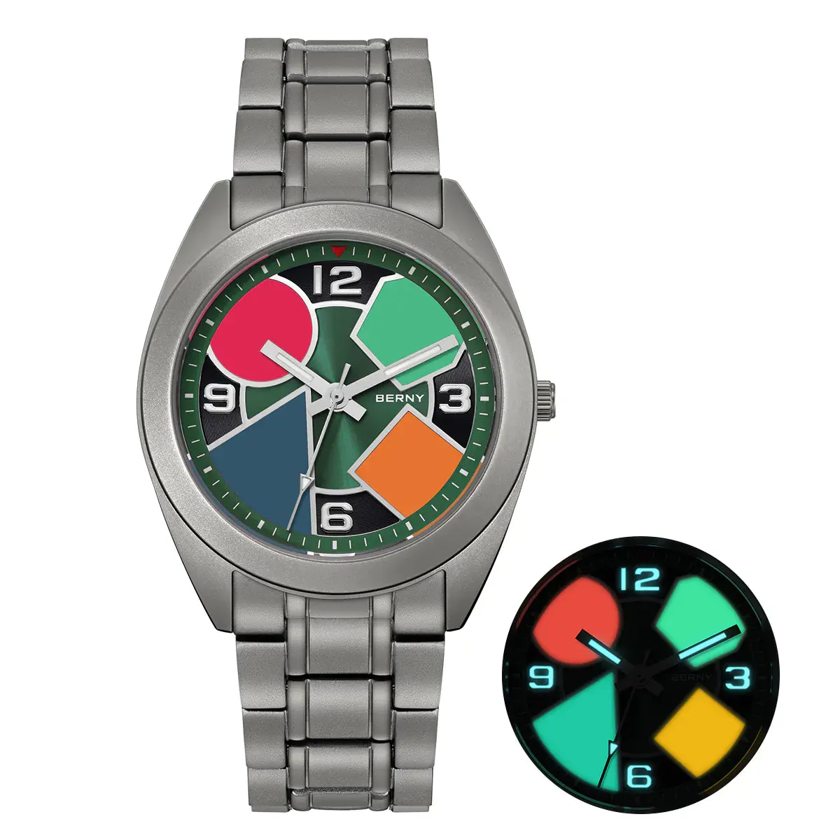 Montre Berny T2570MS Quartz – Vert