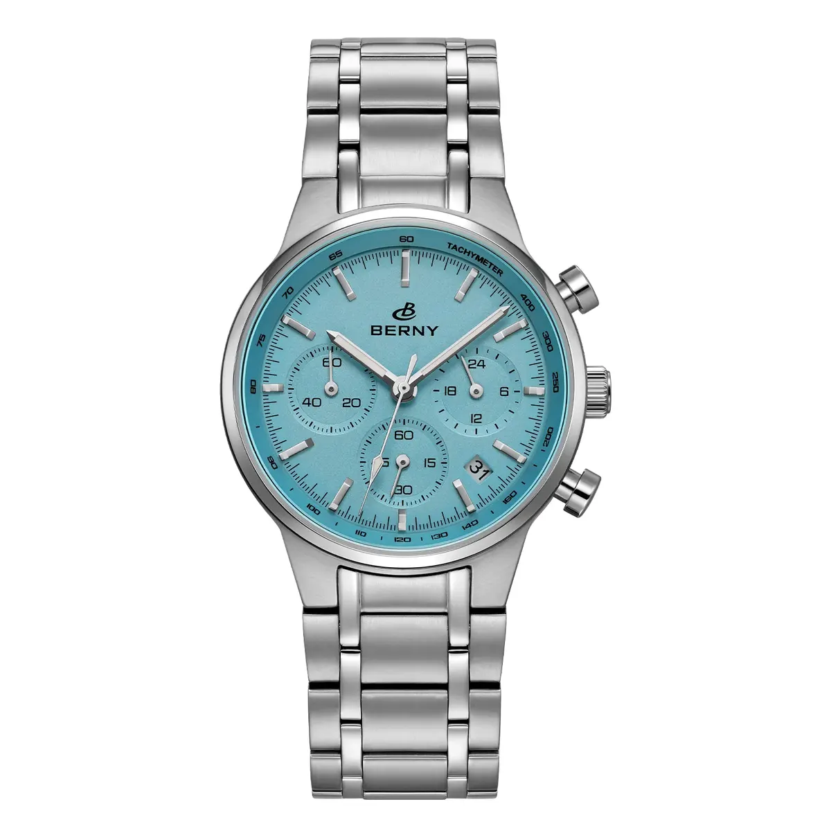 Montre Berny Quartz – Bleu clair